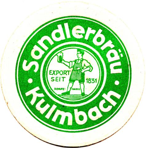 kulmbach ku-by sandler rund 6a (215-export seit 1831-mitte kleiner-gr�n)
